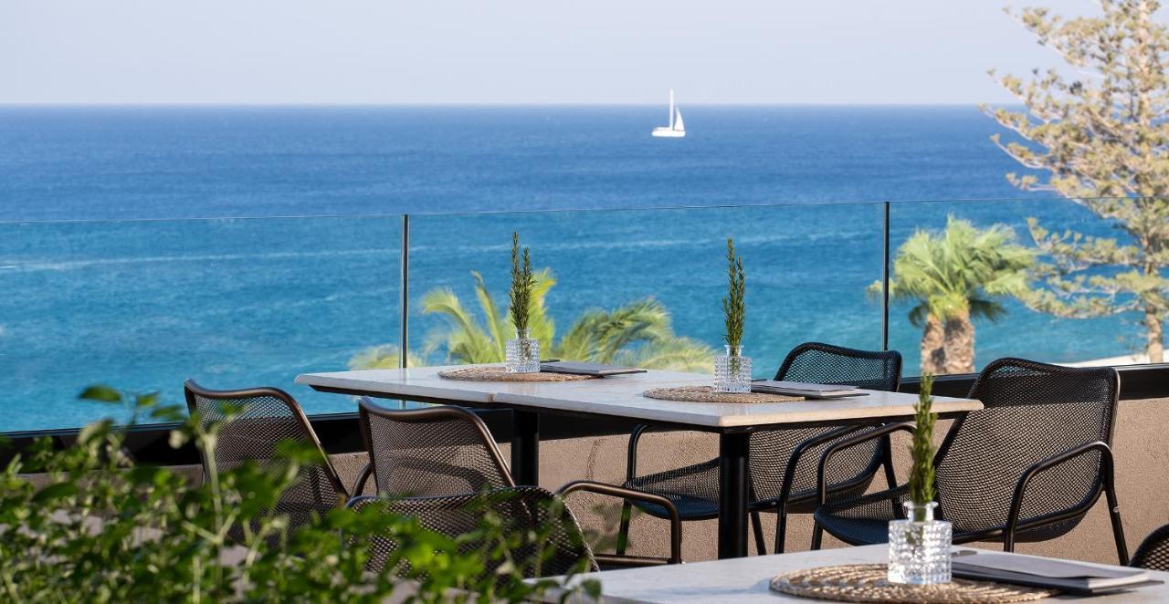 Helea Lifestyle Beach Resort Kallithéa Dış mekan fotoğraf View from the restaurant