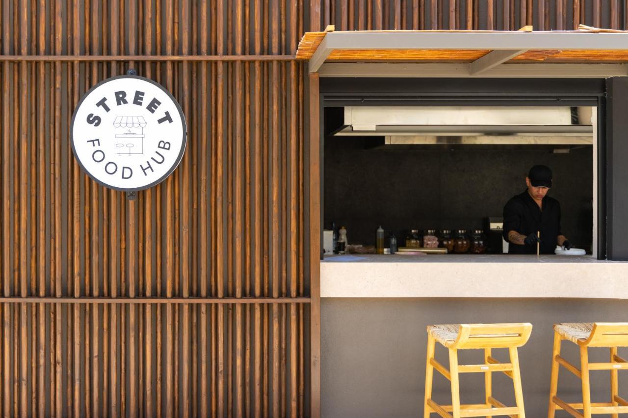 Helea Lifestyle Beach Resort Kallithéa Dış mekan fotoğraf Street Food Hub