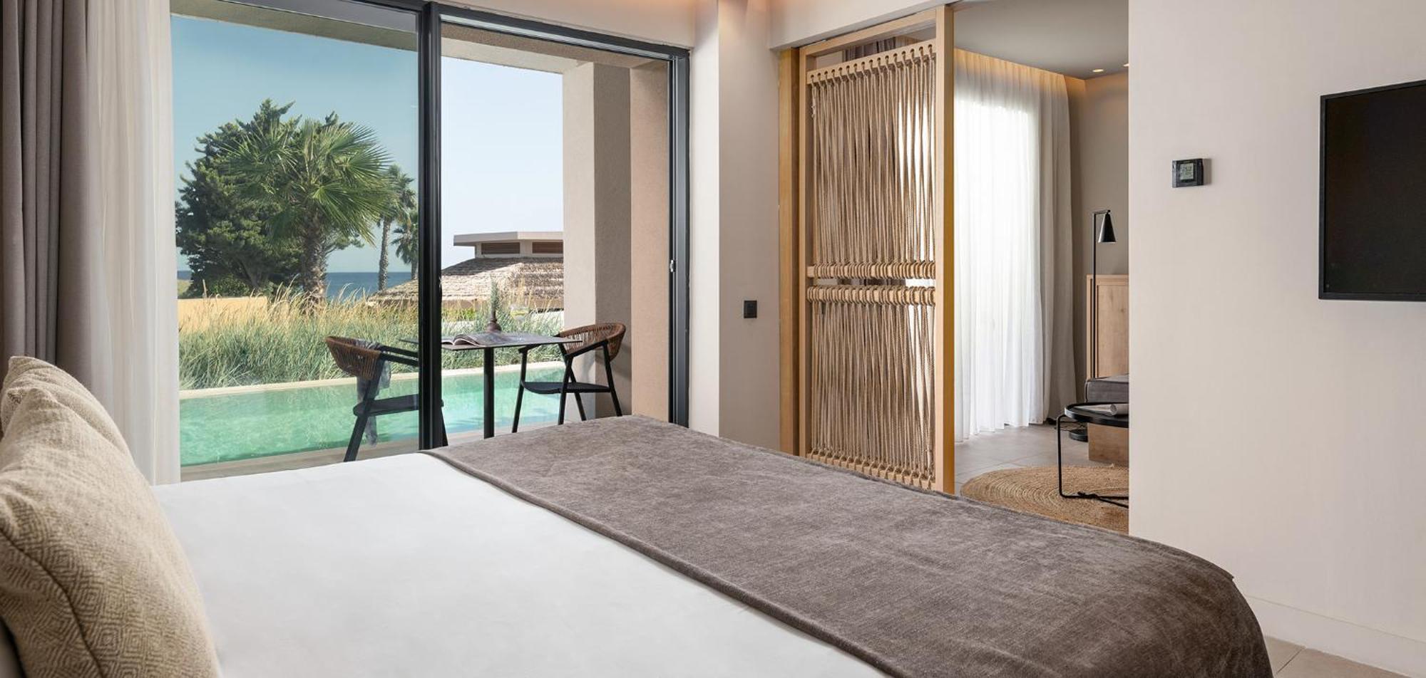Helea Lifestyle Beach Resort Kallithéa Dış mekan fotoğraf A room at the hotel