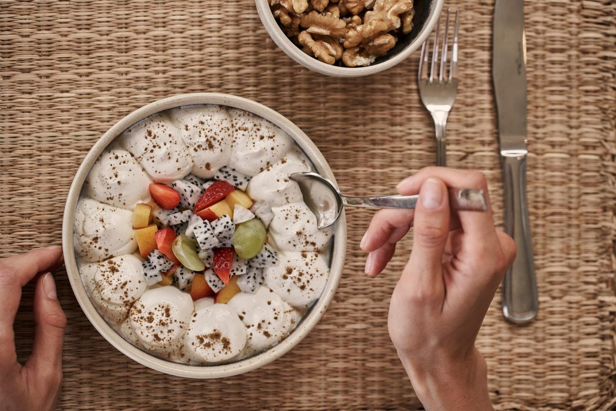 Helea Lifestyle Beach Resort Kallithéa Dış mekan fotoğraf A bowl of chia pudding